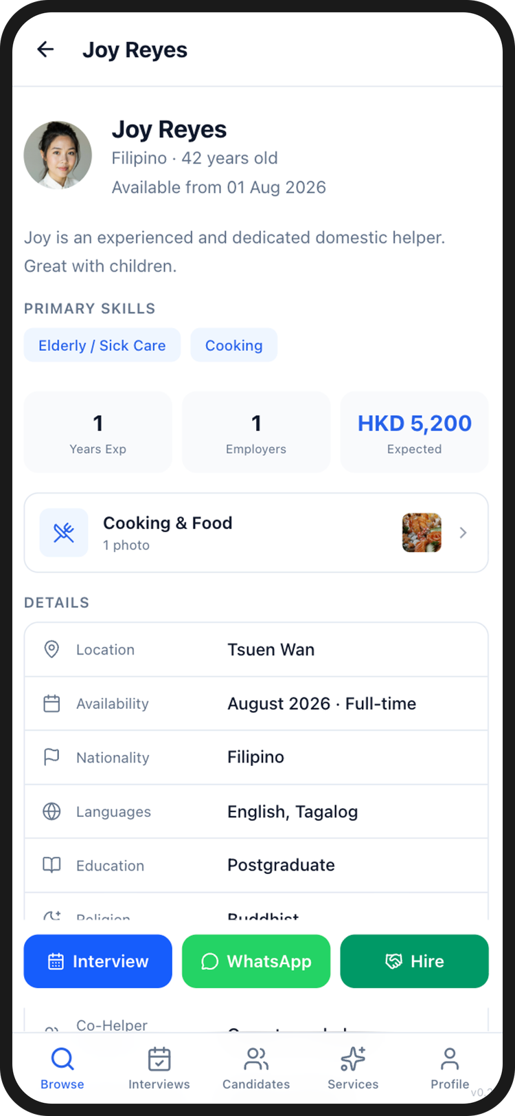 HelperEx helper profile